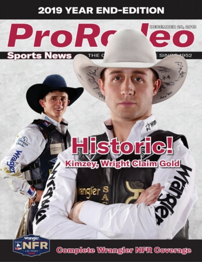 Pro Rodeo Sports News December 20, 2019 Issue Cover