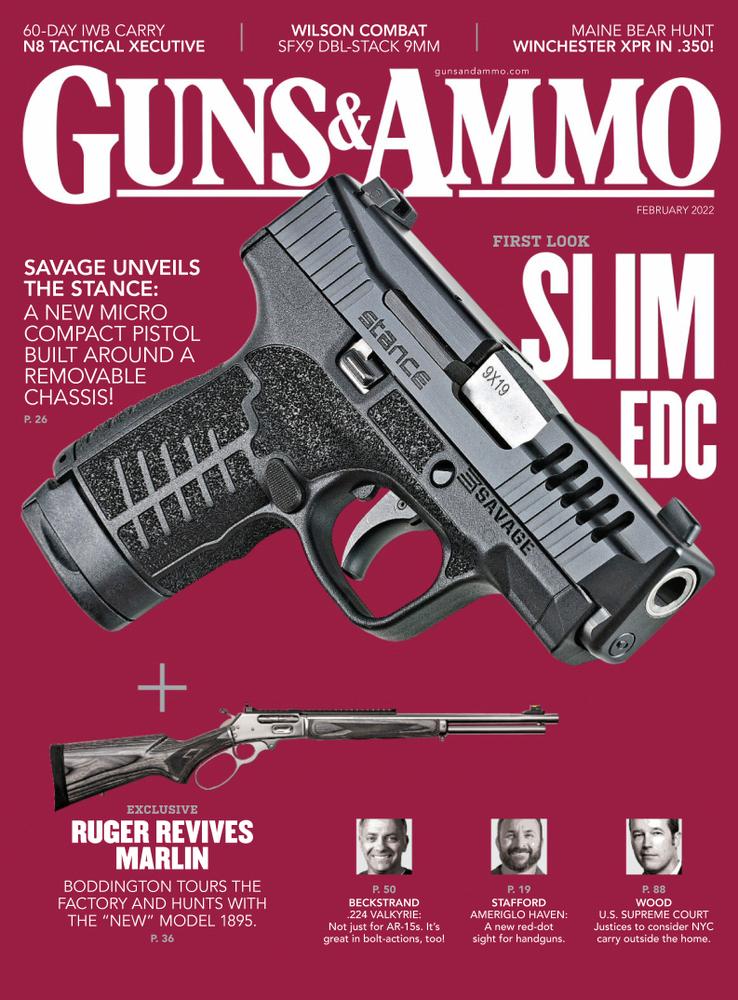 Guns-and-Ammo February 01, 2022 Issue Cover