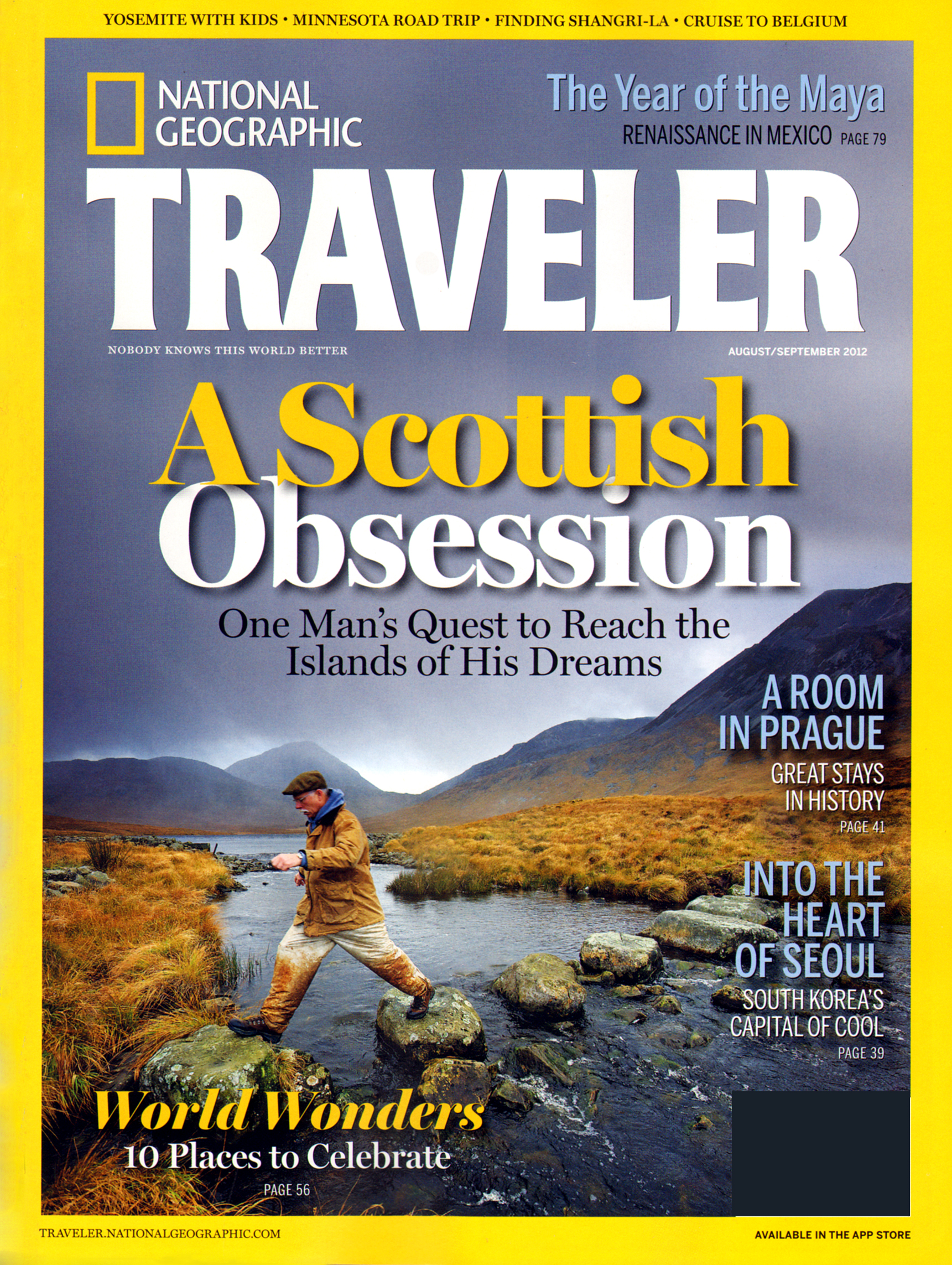 National-Geographic-Traveler August 01, 2012 Issue Cover