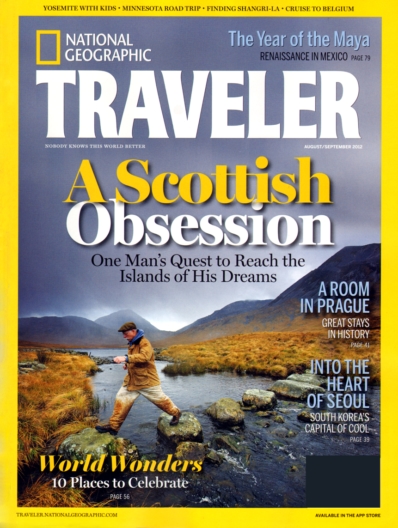 National Geographic Traveler August 01, 2012 Issue Cover