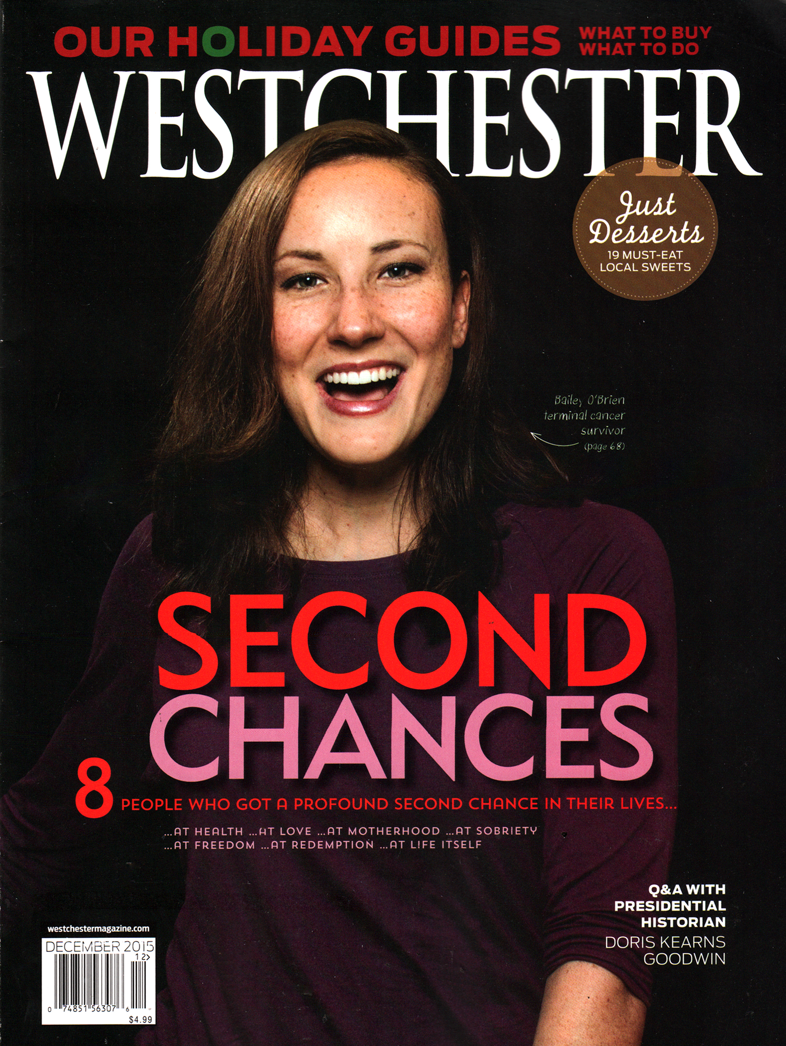 Westchester-Magazine December 01, 2015 Issue Cover