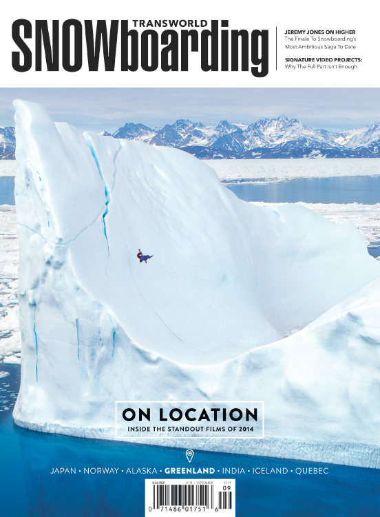 Transworld-SNOWboarding September 01, 2014 Issue Cover