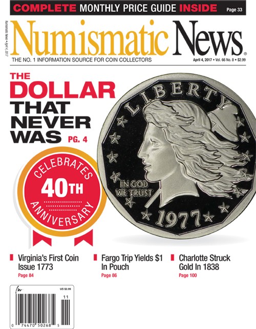 Numismatic-News April 04, 2017 Issue Cover