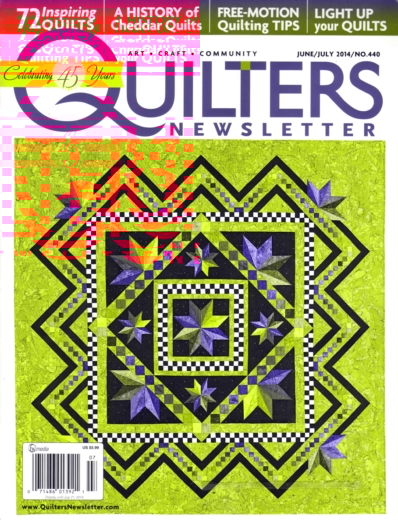Quilter's Newsletter June 01, 2014 Issue Cover