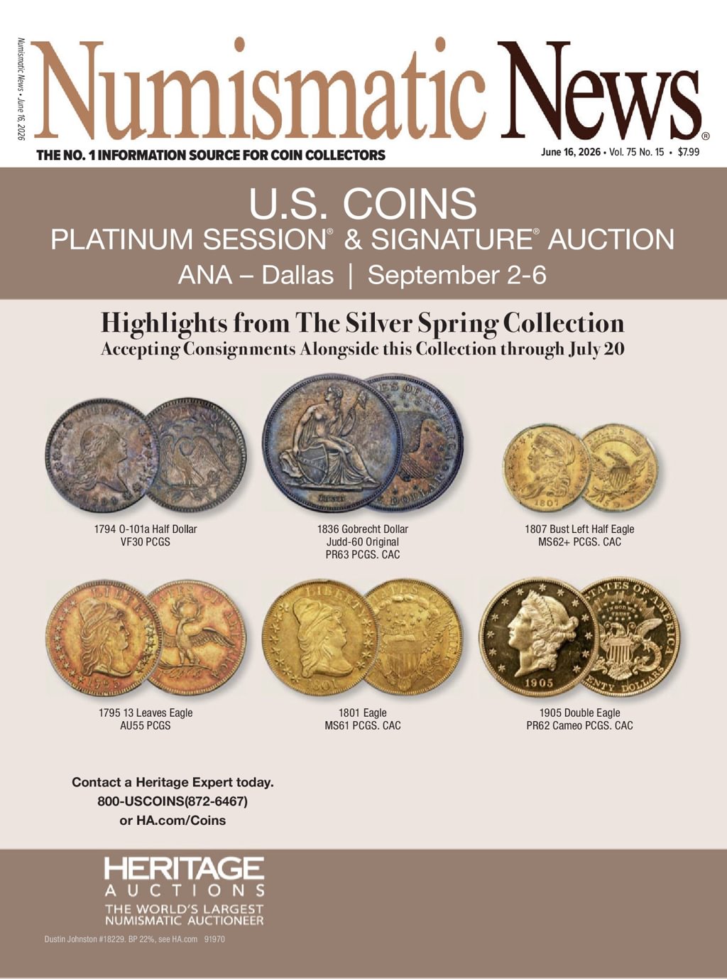 Numismatic News June 16, 2026 Issue Cover
