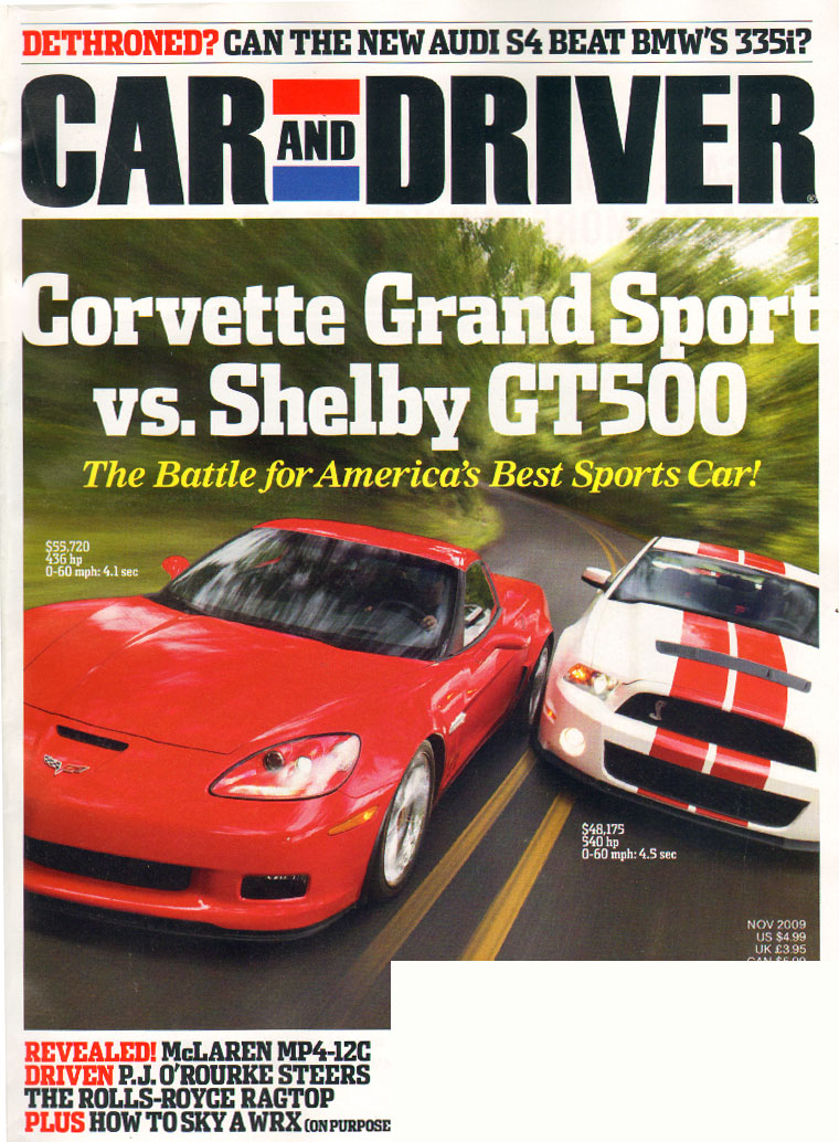 Car-And-Driver November 01, 2009 Issue Cover