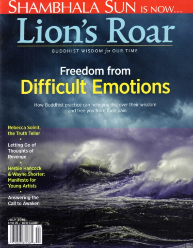 Lion's Roar July 01, 2016 Issue Cover