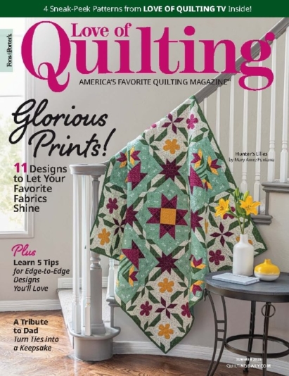 Fons & Porter's Love of Quilting June 01, 2025 Issue Cover