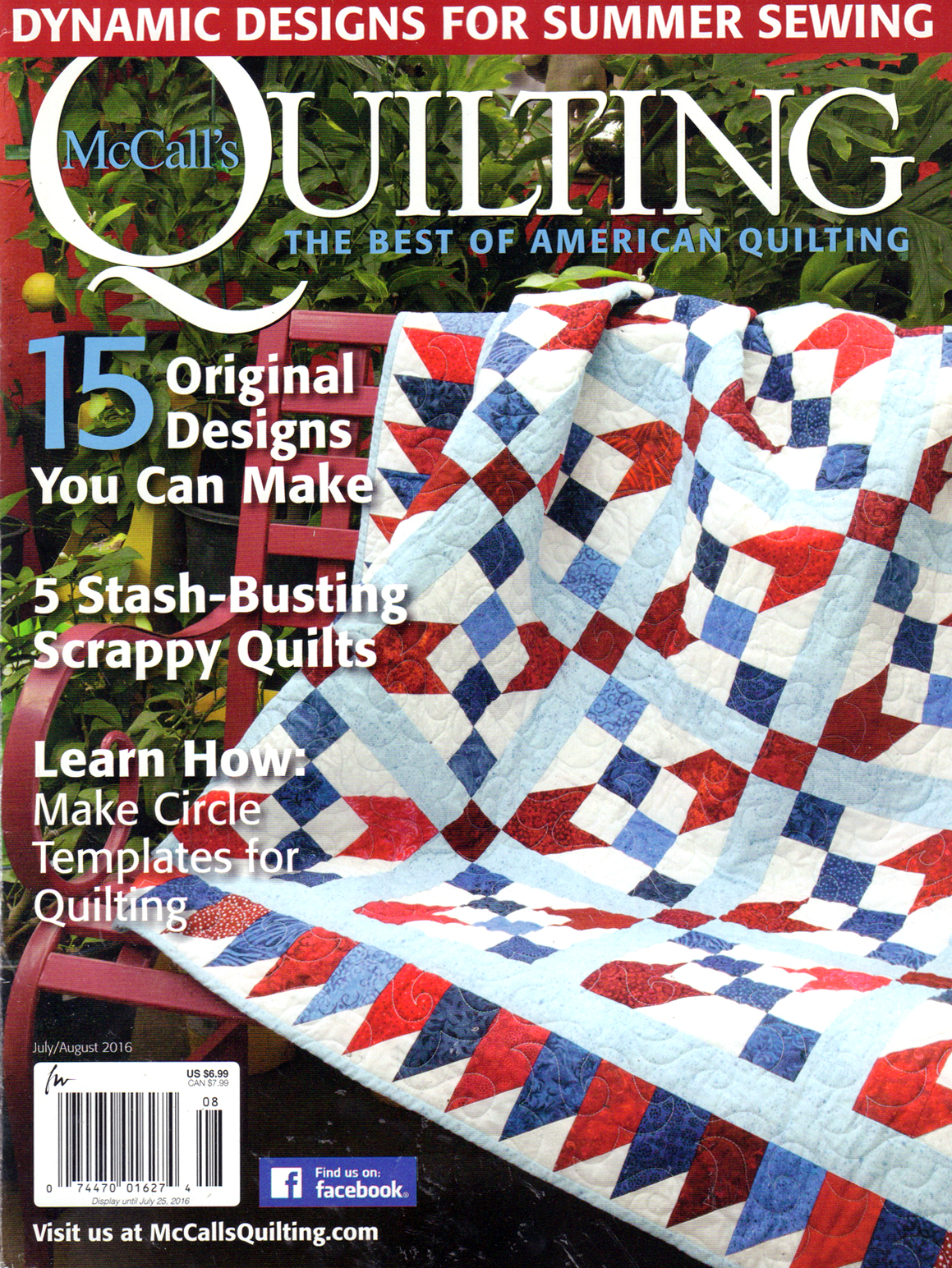 mccalls-quilting July 01, 2016 Issue Cover