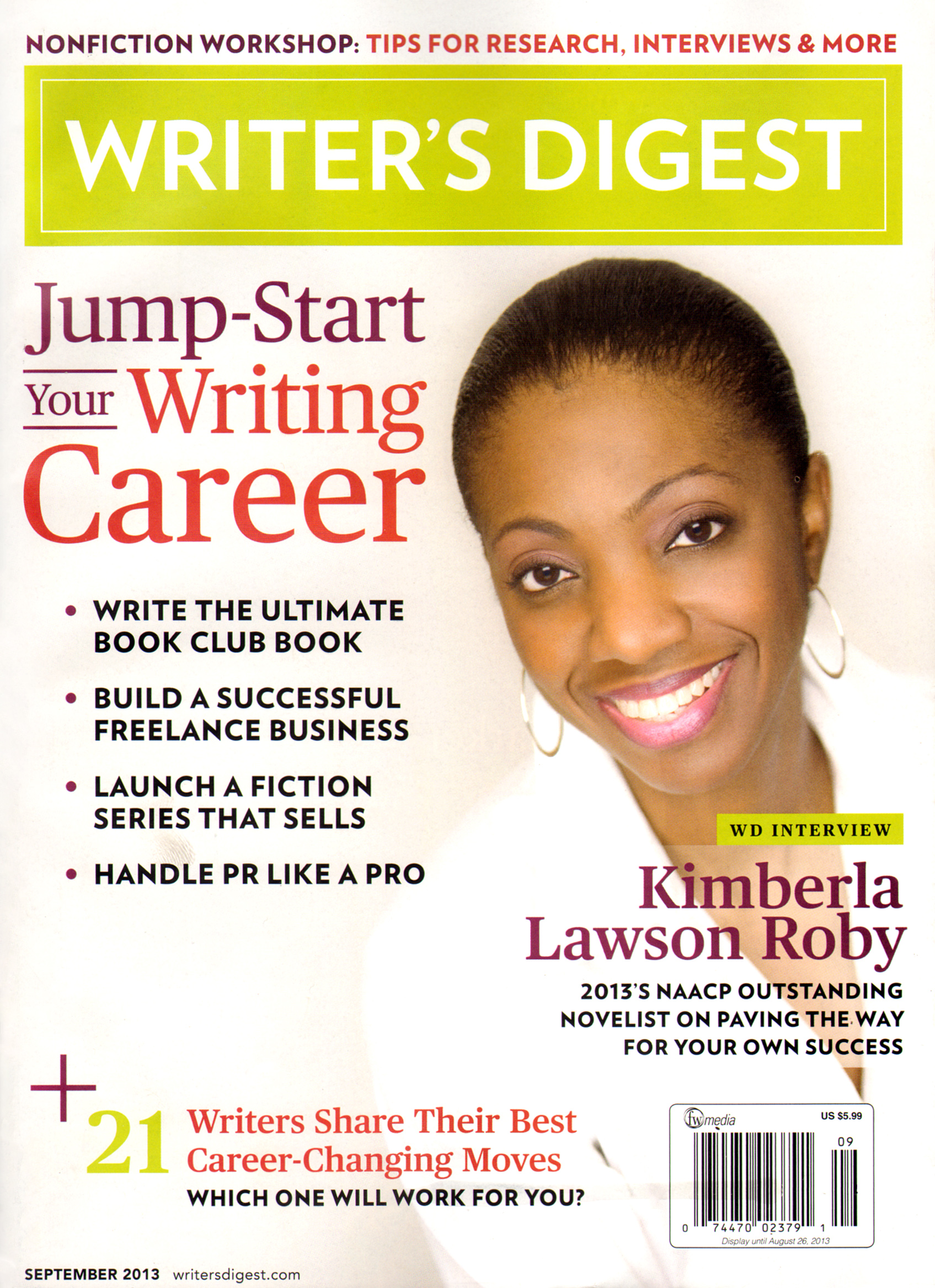 Writers-Digest September 01, 2013 Issue Cover