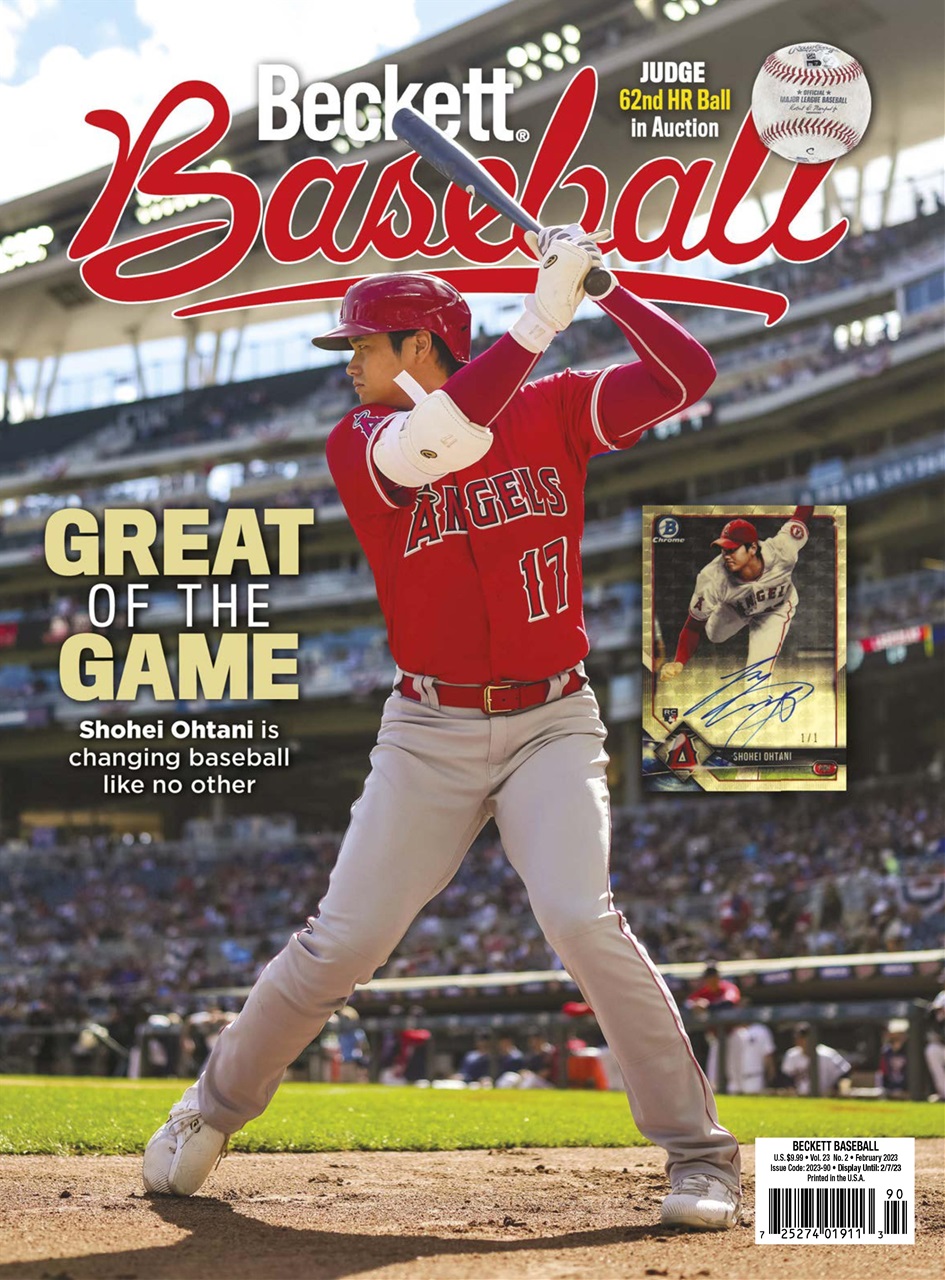 Beckett-Baseball February 01, 2023 Issue Cover