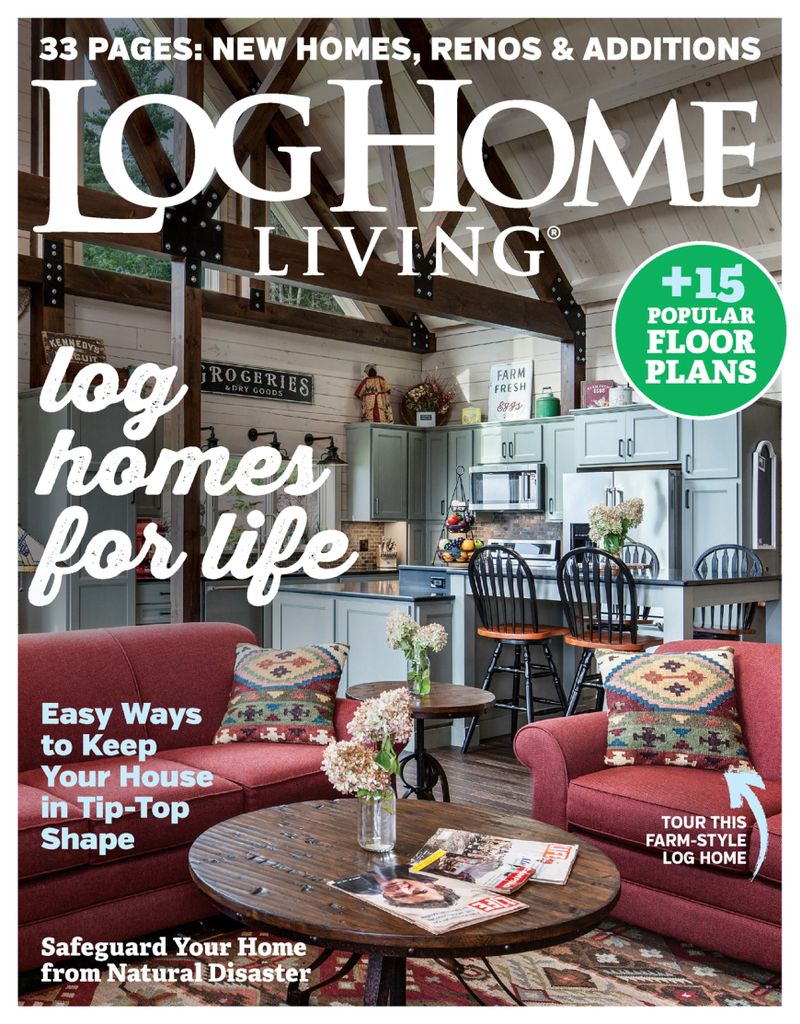 Log-and-Timber-Home-Living September 01, 2019 Issue Cover