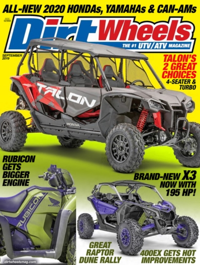 Dirt Wheels September 01, 2019 Issue Cover