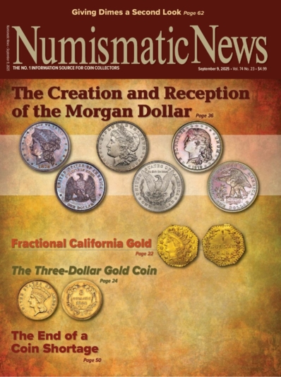 Numismatic News September 09, 2025 Issue Cover