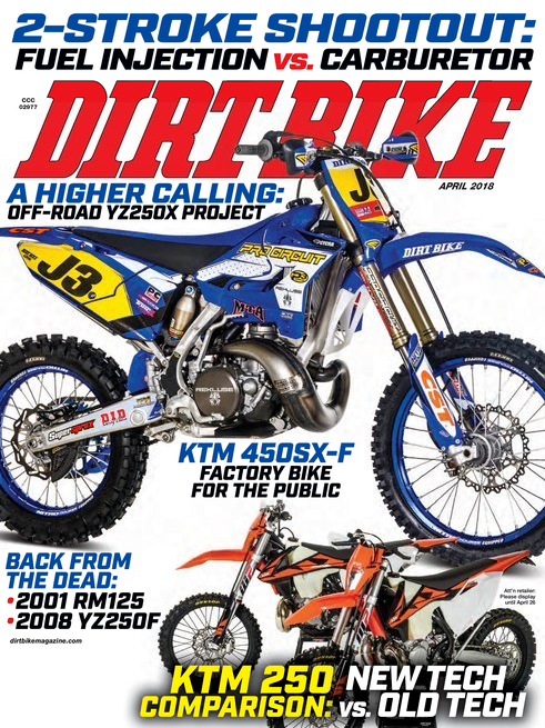 Dirt-Bike April 01, 2018 Issue Cover