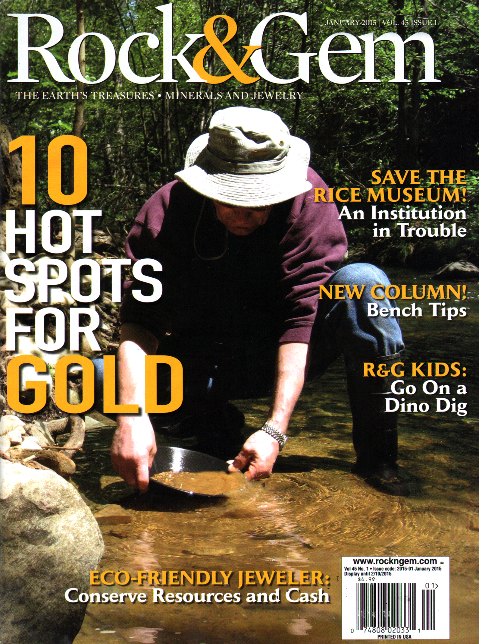 Rock-and-Gem January 01, 2015 Issue Cover