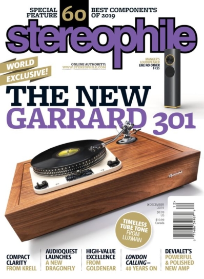 Stereophile December 01, 2019 Issue Cover