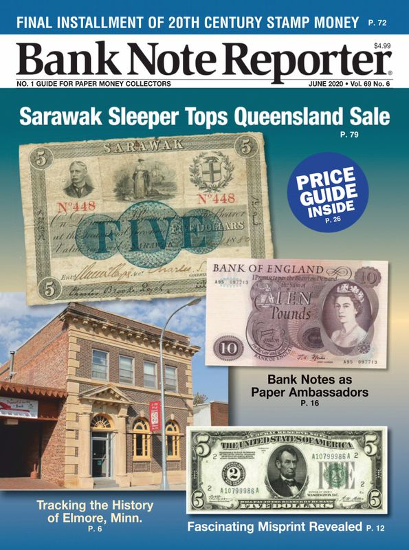 Bank-Note-Reporter June 01, 2020 Issue Cover