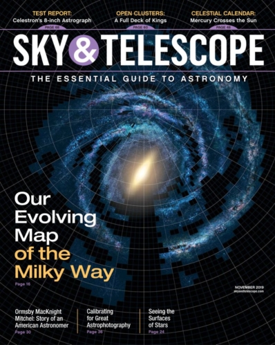 Sky & Telescope November 01, 2019 Issue Cover