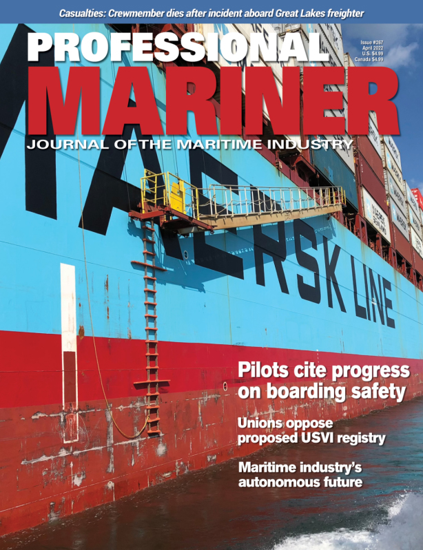 Professional-Mariner April 01, 2022 Issue Cover