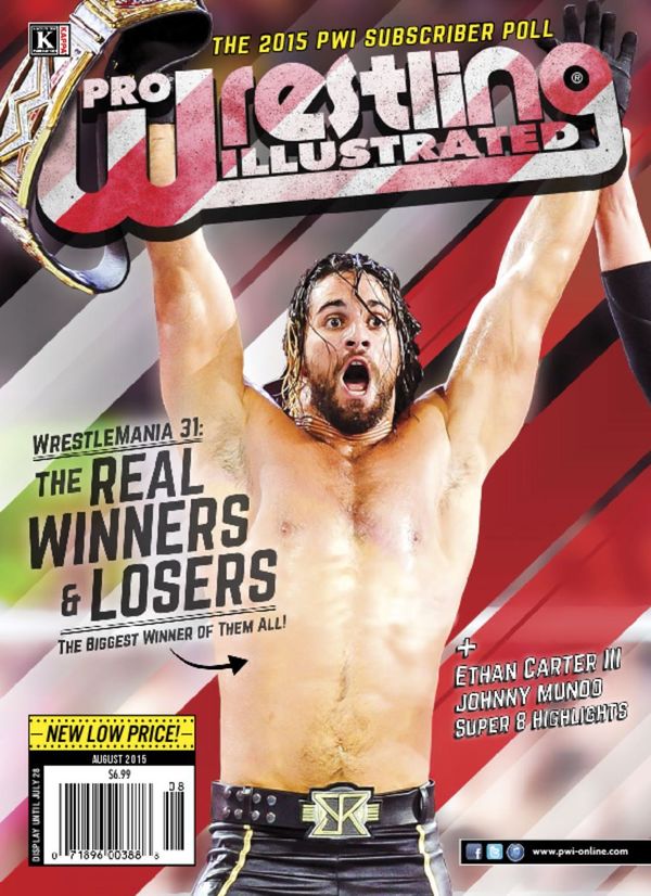 Pro-Wrestling-Illustrated August 01, 2015 Issue Cover