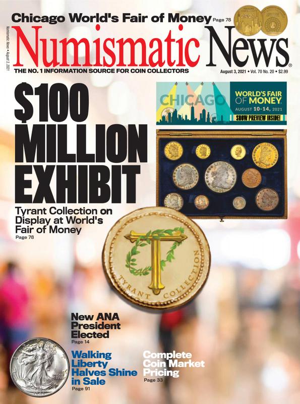 Numismatic-News August 03, 2021 Issue Cover