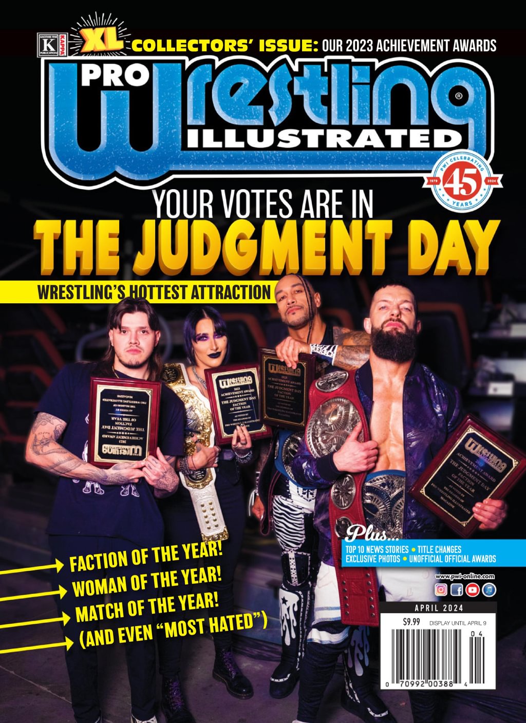 Pro-Wrestling-Illustrated April 01, 2024 Issue Cover
