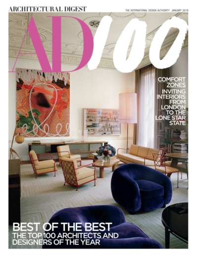 Architectural Digest January 01, 2019 Issue Cover
