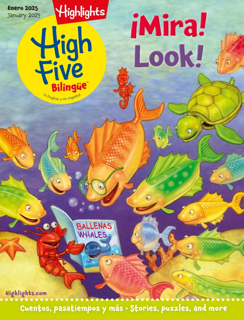 Highlights-High-Five-Bilingue January 01, 2025 Issue Cover
