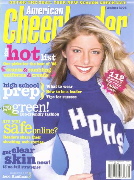 American-Cheerleader August 01, 2008 Issue Cover