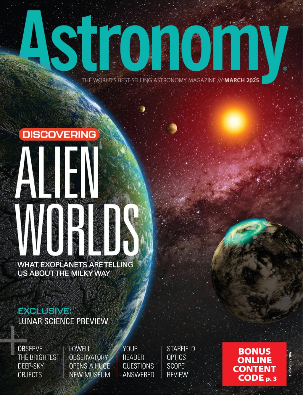 Astronomy March 01, 2025 Issue Cover