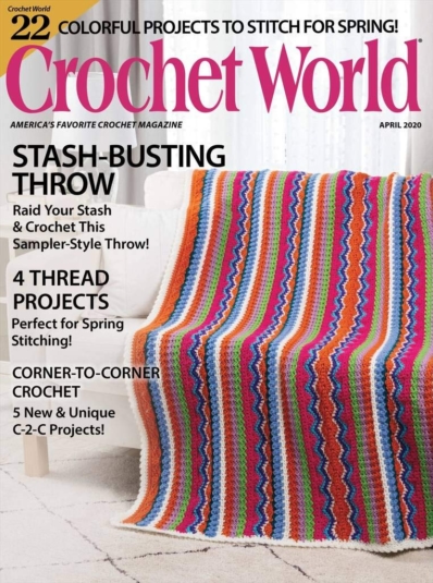 Crochet World April 01, 2020 Issue Cover
