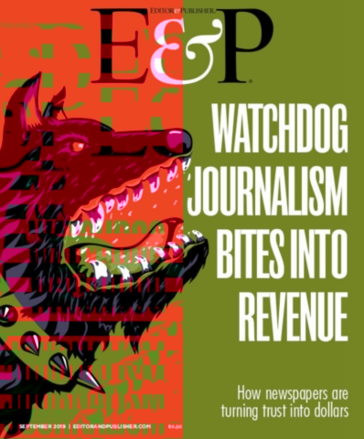 Editor & Publisher September 01, 2019 Issue Cover