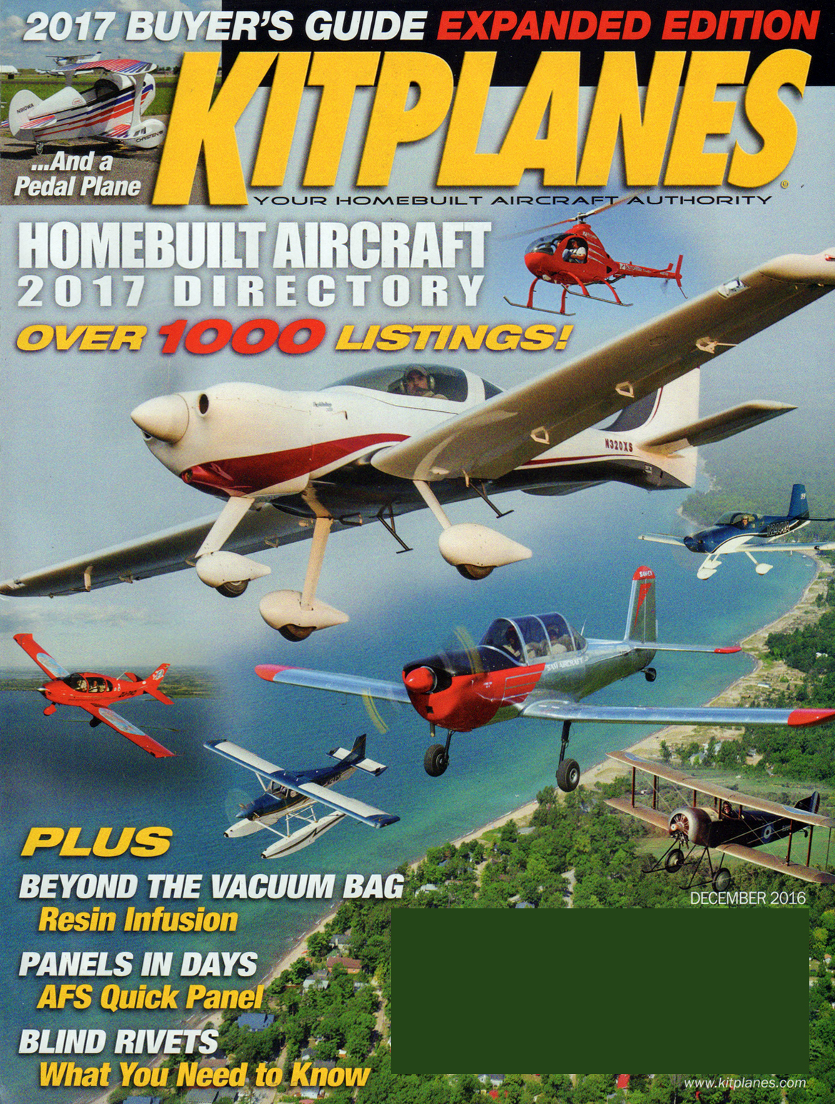 Kit-Planes December 01, 2016 Issue Cover