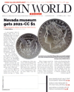 Coin-World-Weekly October 11, 2021 Issue Cover