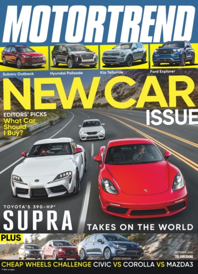 Motor Trend October 01, 2019 Issue Cover