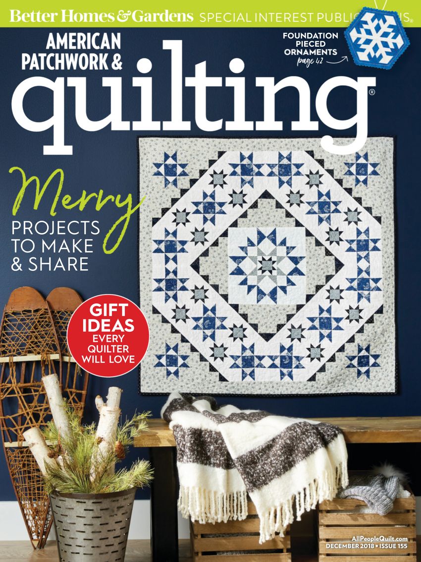 american-patchwork-and-quilting December 01, 2018 Issue Cover