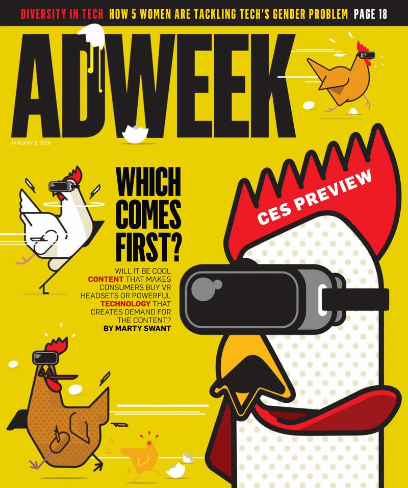 Adweek January 08, 2018 Issue Cover