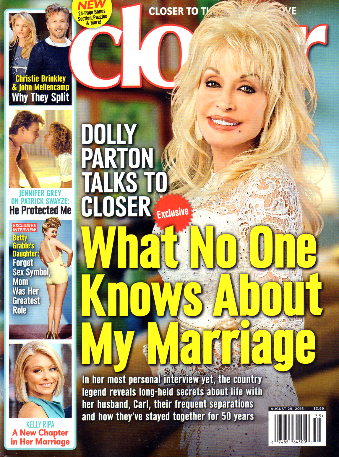 Closer August 29, 2016 Issue Cover