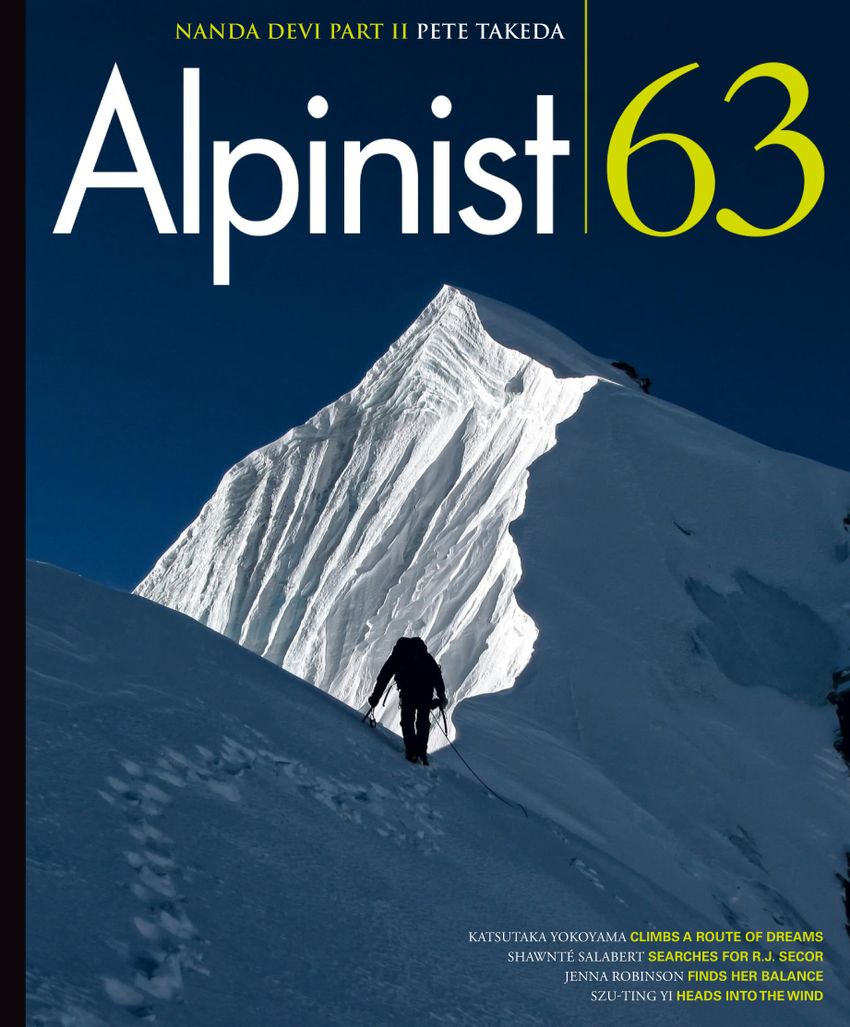 Alpinist September 01, 2018 Issue Cover