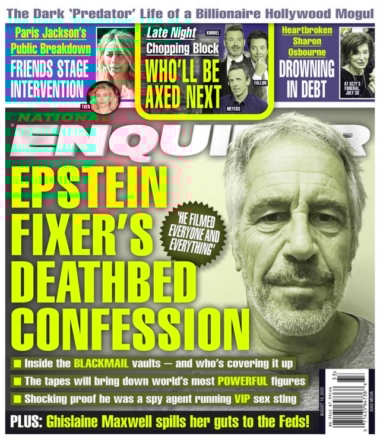 National Enquirer August 18, 2025 Issue Cover