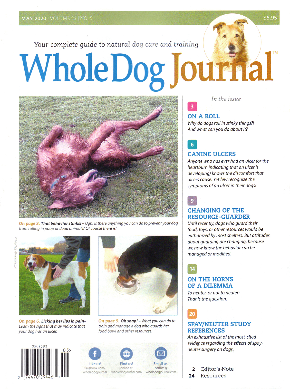 Whole-Dog-Journal May 01, 2020 Issue Cover