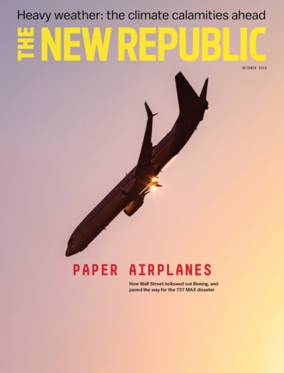 The New Republic October 01, 2019 Issue Cover