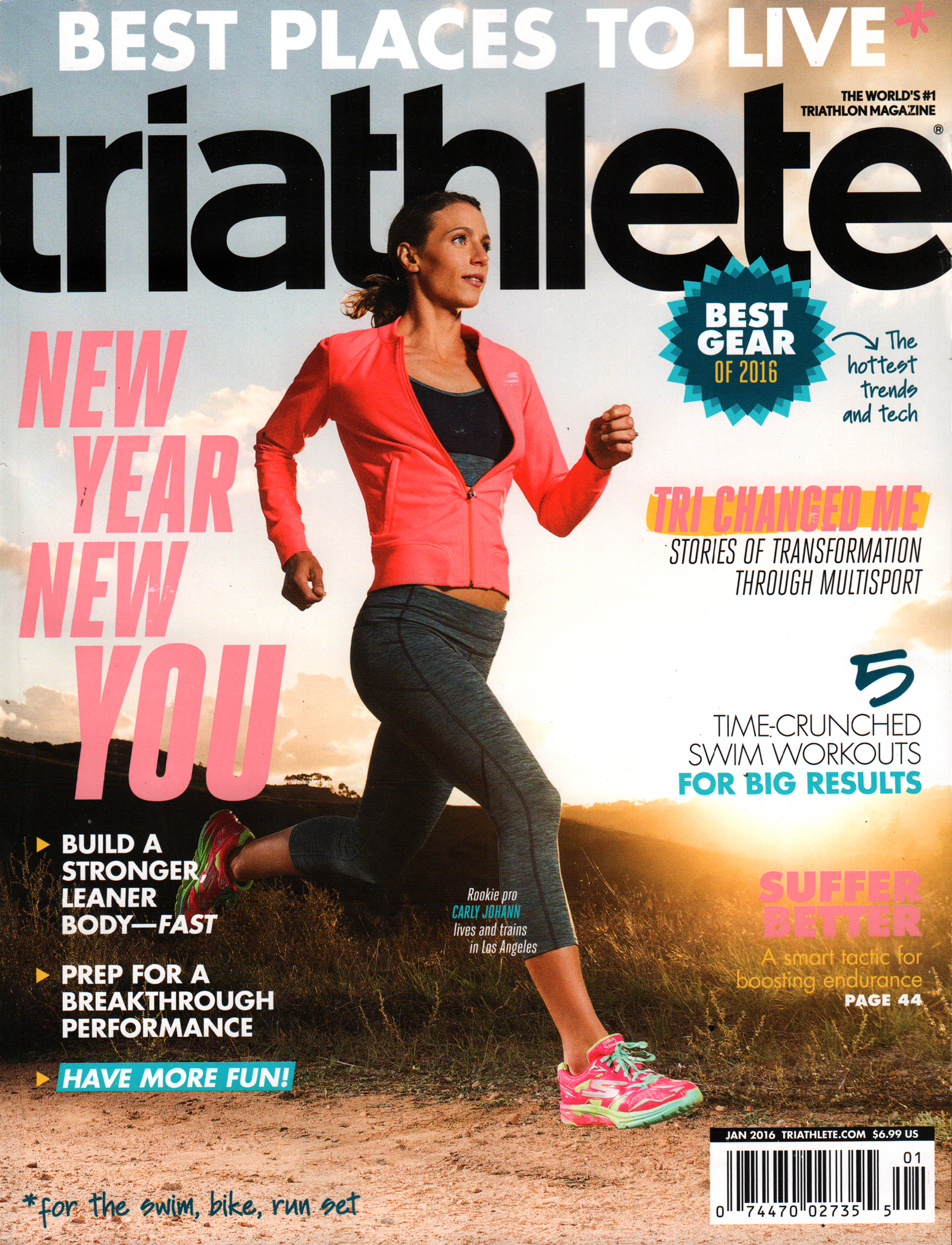 Triathlete January 01, 2016 Issue Cover