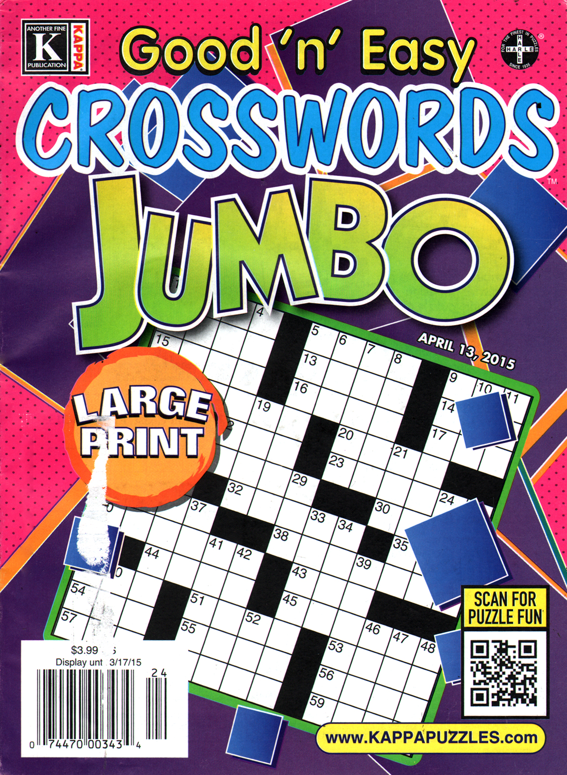 Good-N-Easy-Crosswords-Jumbo April 13, 2015 Issue Cover