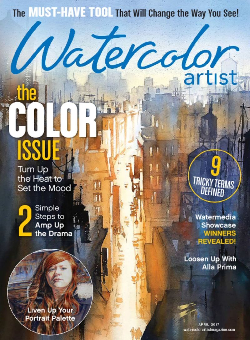 Watercolor-Artist April 01, 2017 Issue Cover