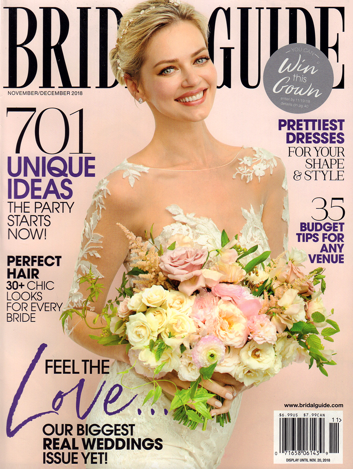 Bridal-Guide November 01, 2018 Issue Cover