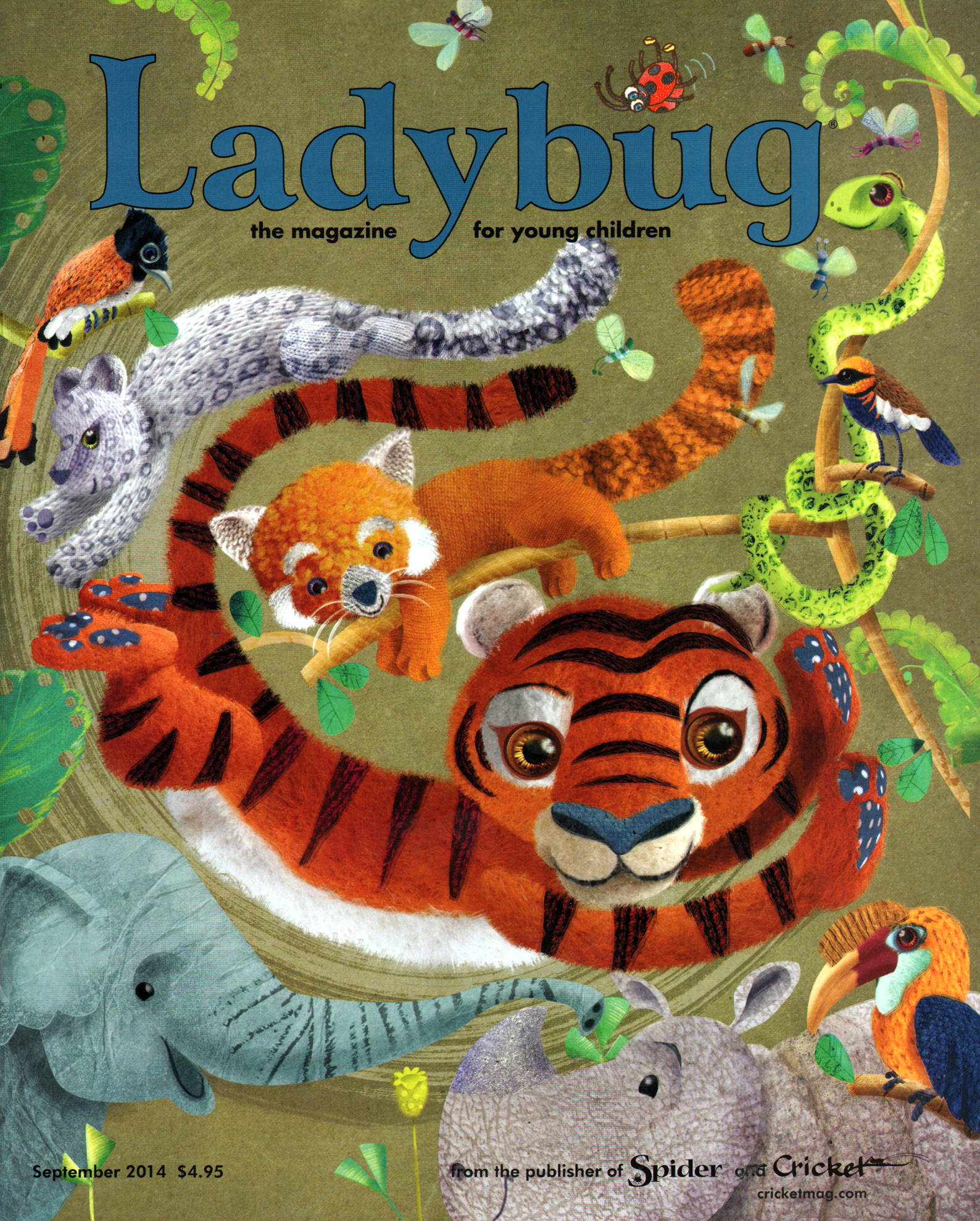 Ladybug September 01, 2014 Issue Cover
