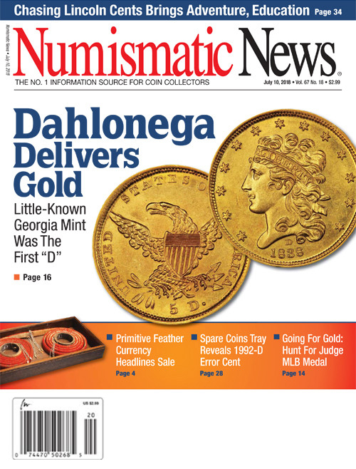 Numismatic-News July 10, 2018 Issue Cover