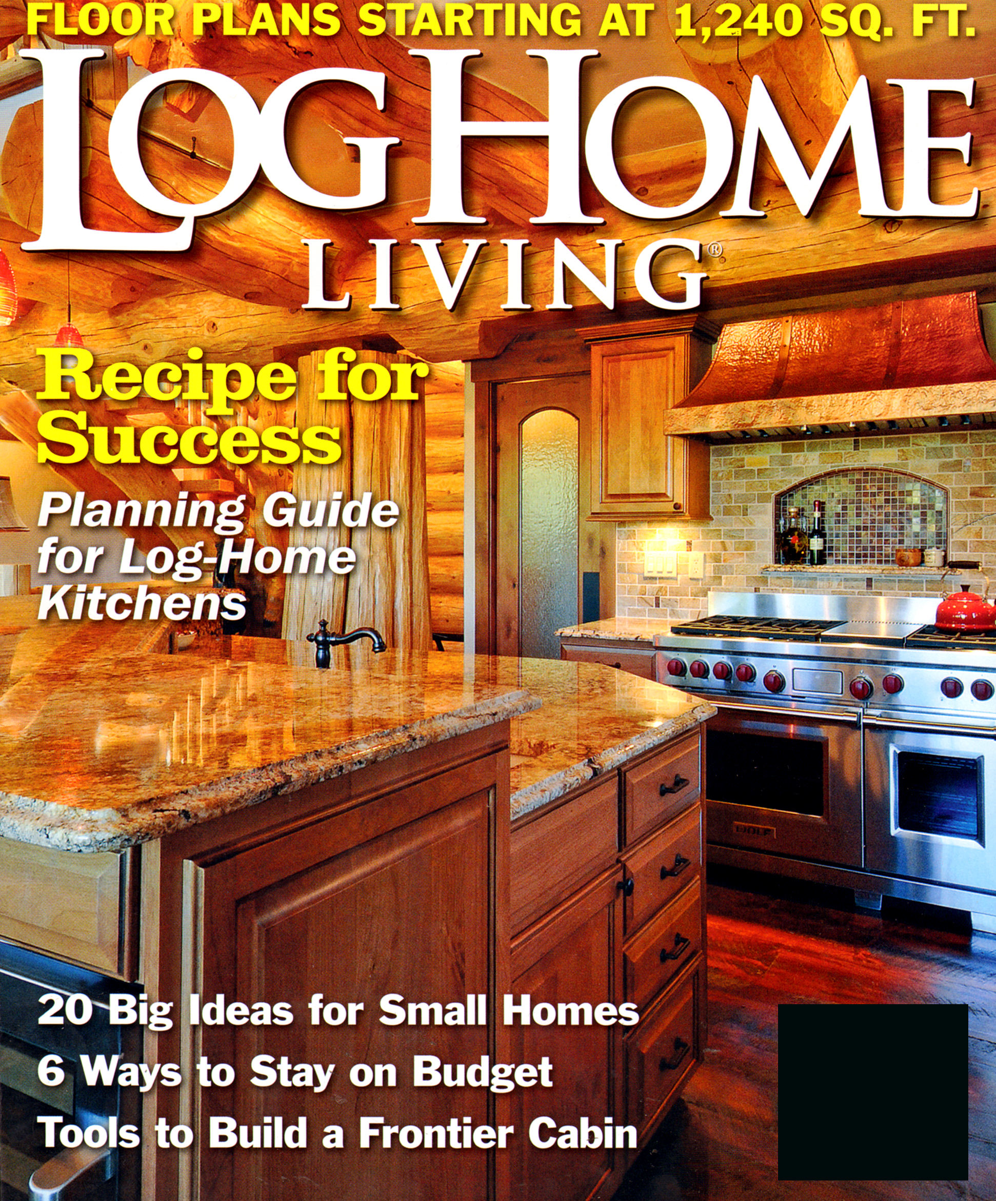 Log-and-Timber-Home-Living February 01, 2013 Issue Cover